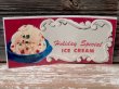 画像1: dp-161218-18 Vintage Poster "Holiday Special Ice Cream"