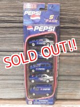 画像: dp-170404-07 Golden Wheels / PEPSI Die Cast Metal Car 5Pack