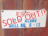 画像: dp-170601-12 EXXON / 1960's Metal Sign