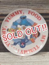 画像: ct-170605-18 Sesame Street / 1980's Plastic Plate