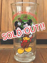 画像: gs-170605-01 Mickey Mouse & Morty / Coca Cola "Mickey's Christmas Carol" 1982 Glass