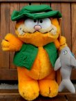 画像1: ct-170605-24 Garfield / R.DAKIN 1980's Plush Doll "Fisherman"