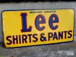 画像1: dp-170701-21 Lee / 1940's-1950's Advertising Sign