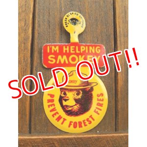 画像: ct-170803-25 Smokey Bear / 1970's "I'M HELPING SMOKEY" Clip Pin