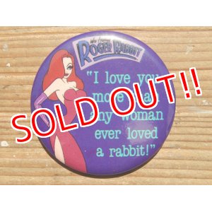 画像: ct-141216-12 Roger Rabbit / 1987 Pinback (K)