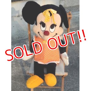 画像: ct-171101-02 Minnie Mouse / 1970's Big Plush Doll