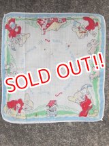 画像: ct-171206-52 Snow White and the Seven Dwarfs / Dopey 1940's Handkerchief