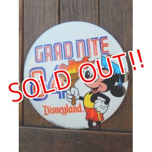 画像: ct-171206-79 Disneyland / 1984 Grad Nite Pinback