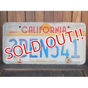 画像: dp-171206-09 License Plate "CALIFORNIA"