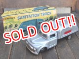 画像: dp-160309-31 Line Mar Toys / 1960's Friction Sanitation Truck