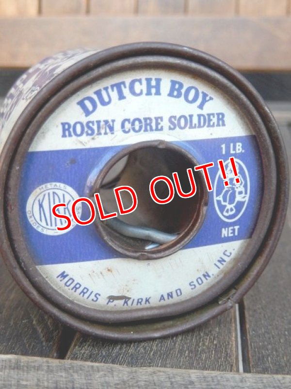 dp-180110-25 Dutch Boy / Vintage Rosin Core Wire Solder - Jack's Mart