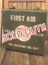 画像: dp-180201-13 1940's U.S.FIRST AID KIT BOX