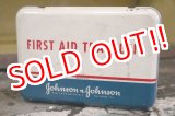 画像: dp-180302-02 Johnson & Johnson / 1950's First Aid Kit Box