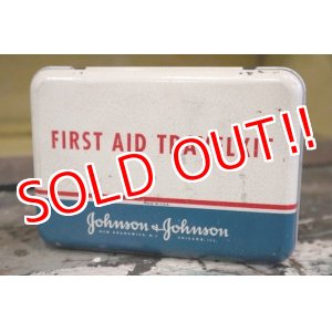 画像: dp-180302-02 Johnson & Johnson / 1950's First Aid Kit Box