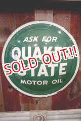 画像: dp-180401-09 Quaker State / 1970's Convex Sign