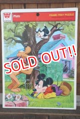 画像: ct-180501-05 Mickey & Pluto / Whitman 1970's Frame Tray Puzzle