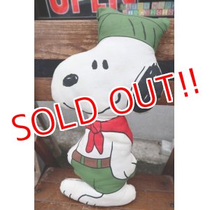 画像: ct-18-508-02 Snoopy / 1970's Pillow Doll "Beagle Scout"