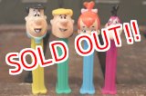 画像: pz-161001-01 The Flintstones / 1990's PEZ Dispenser Set of 4