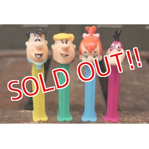 画像: pz-161001-01 The Flintstones / 1990's PEZ Dispenser Set of 4