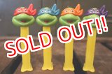 画像: pz-130917-04 Teenage Mutant Ninja Turtles / 1990's PEZ Dispenser Set of 4 (Happy)