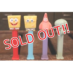 画像: pz-130917-04 Spongebob / PEZ Dispenser Set