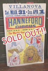 画像: dp-180801-04 HANNEFORD CIRCUS 1950's-1960's Poster