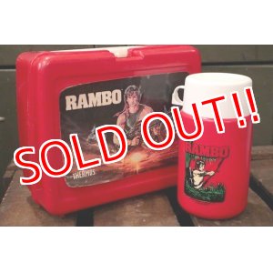 画像: ct-120717-03 RAMBO: First Blood Part II / Thermos 1985 Plastic Lunchbox