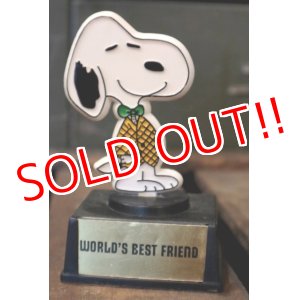 画像: ct-180801-49 Snoopy / AVIVA 1970's Trophy "World's Best Friend"