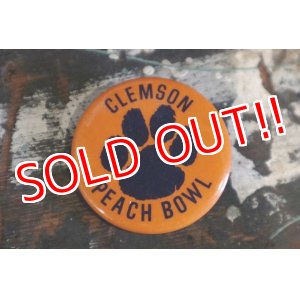 画像: dp180801-77 Clemson Peach Bowl  / Vintage College Pinback