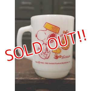 画像: ct-180901-222 Snoopy / Anchor Hocking 1970's-1980's Come Home 9oz Mug