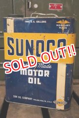 画像: dp181001-03 SUNOCO / 1950's 2 Gallons Motor Oil Can