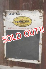 画像: dp-181001-06 PENNZOIL / 1960's Chalk Board