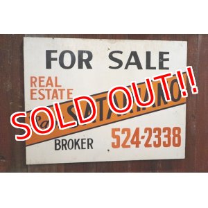 画像: dp-181001-08 REAL ESTATE FOR SALE Wood Sign