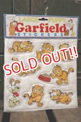 画像: ct-181001-10 Garfield / 1978 Large Puffy Stickers