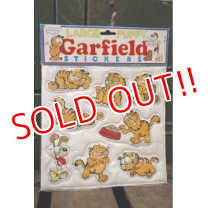 画像: ct-181001-10 Garfield / 1978 Large Puffy Stickers