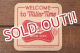 画像: dp-181001-49 Miller High Life / Vintage Coaster