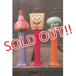 画像: pz-130917-04 Spongebob / PEZ Dispenser Set