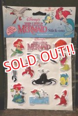 画像: ct-181031-18 Little Mermaid / 1991 Stick-Ons Puffy Stickers