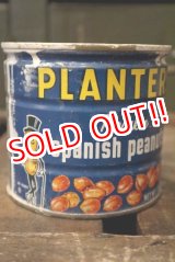 画像: dp-181101-09 Planters / Mr.Peanuts 1960's-1970's Spanish Peanuts Tin Can