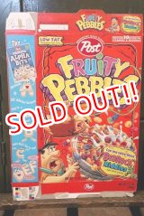 画像: dp-181101-50 The Flintstones / Post 1995 Fruity Pebbles Cereal Box