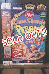 画像: dp-181101-50 The Flintstones / Post 1995 Cinna-Crunch Pebbles Cereal Box