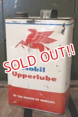 画像: dp-181101-27 Mobil / Upperlube 1950's-1960's Oil Can