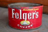 画像: dp-181101-51 Folger's Coffee / Vintage Tin Can