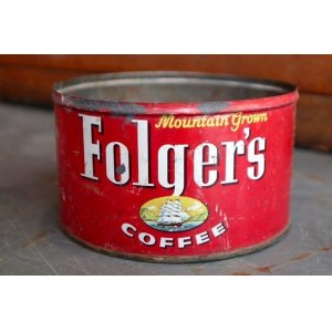 画像: dp-181101-51 Folger's Coffee / Vintage Tin Can