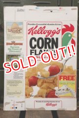 画像: ad-130507-01 Kellogg's / CORN FLAKES 1986 Cereal Box