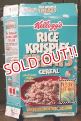 画像: ad-130507-01 Kellogg's / RICE KRISPIES TREATS 1992 Cereal Box