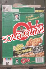 画像: ad-130507-01 QUAKER / Oh!s Apple Cinnamon 1989 Cereal Box