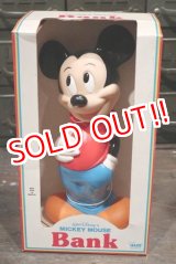 画像: ct-181203-37 Mickey Mouse / ILLCO Toy 1980's Coin Bank (Box)