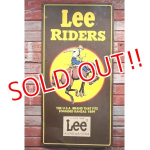 画像: dp-190101-18 Lee Riders / 1980's(?) Metal Sign