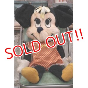 画像: ct-190101-18 Minnie Mouse / 1970's Big Plush Doll